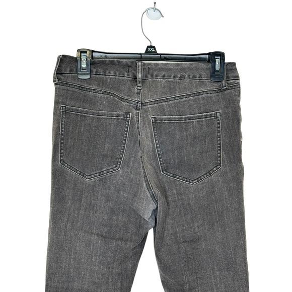 Express Women's Jeans Skinny Mid-Rise Ultra Hyper Stretch Denim Gray Size Medium - Picture 8 of 11